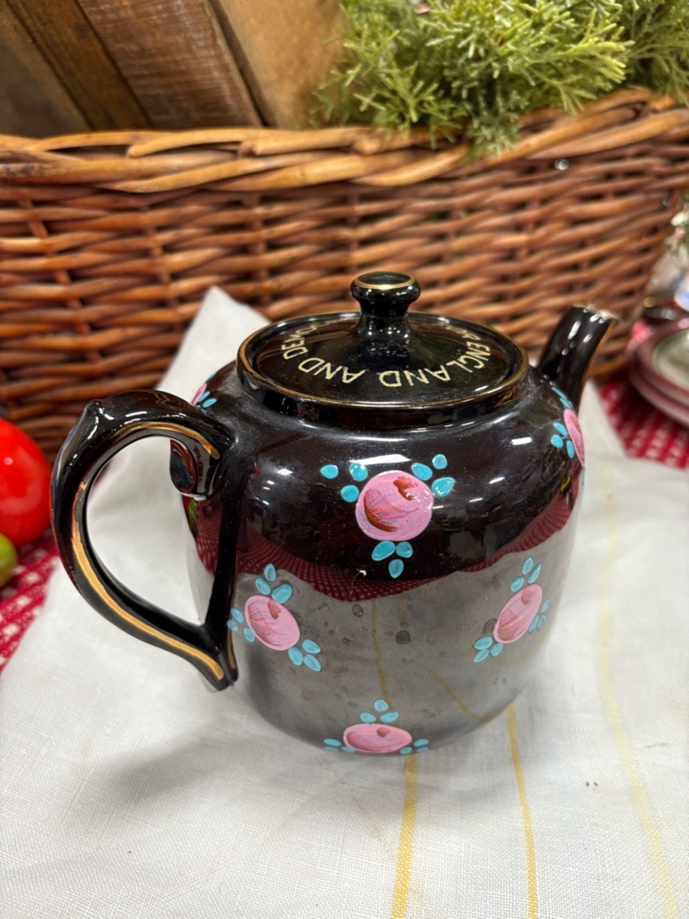 Antique World War II Teapot made in England escorted to US by the Allied Fleets
